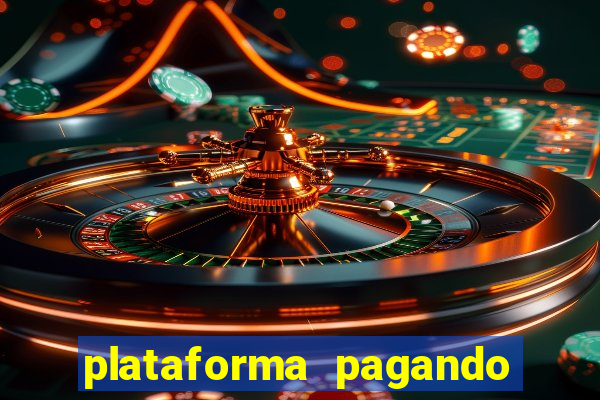 plataforma pagando bonus no cadastro